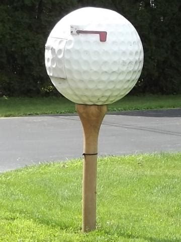 golf ball mailbox|golf mailboxes for sale.